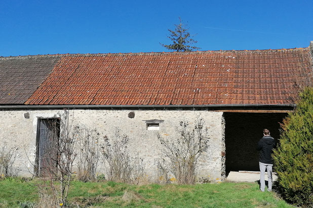 Grange avant travaux-rehabilitation-maison-Rambouillet