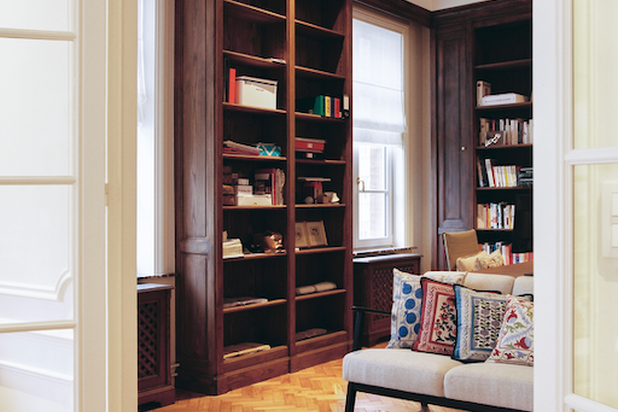 Bibliothèque-renovation-appartement-Woluwe-Saint-Pierre