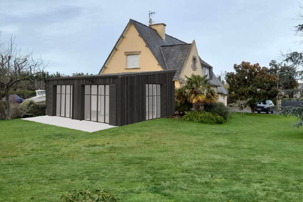 Intégration de l'extension dans son environnement-construction-maison-Lancieux