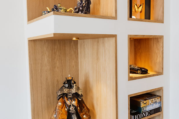Bibliothèque sur mesure-renovation-appartement-Paris