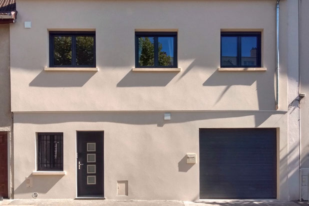 Façade sur rue-agrandissement_extension-maison-Alfortville