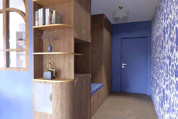 Entrée-renovation-appartement-Montpellier