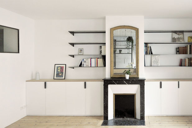 Salon-renovation-appartement-Paris