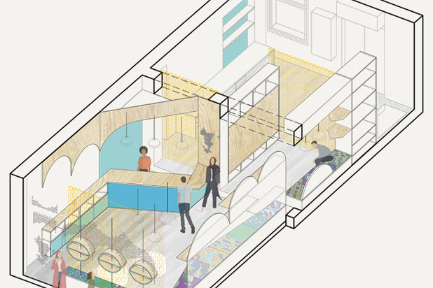 Axonométrie-renovation-boutique_local-Paris