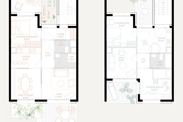 Maisons individuelles groupées-construction-logement-Lisieux