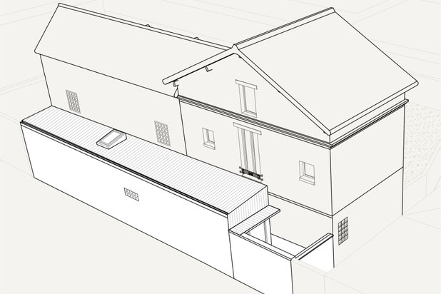 Axonometrie-agrandissement_extension-maison-Villejuif