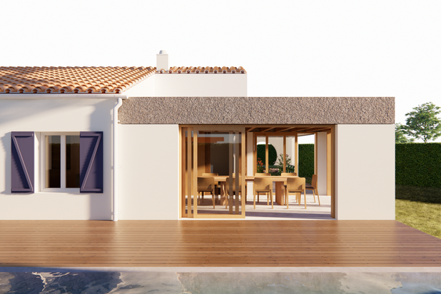 EXTENSION - MAISON PAVILLONAIRE - LA ROCHELLE-agrandissement_extension-extension-Saint-Rogatien