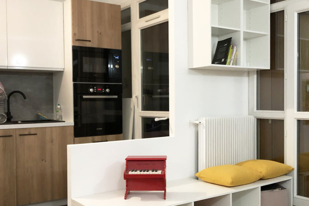 Salon-renovation-appartement-Courbevoie