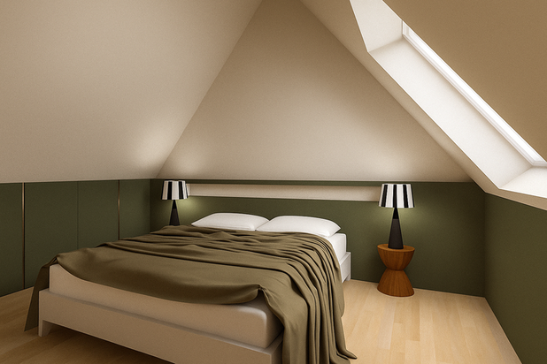 Chambre supérieure-amenagement-maison-Nantes