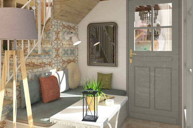 Vue de la zone détente-renovation-maison-Saulty