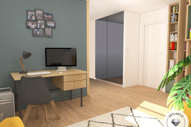 Vue du bureau 1-amenagement-maison-Saint-Venant
