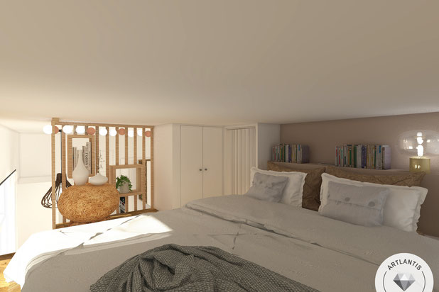 Vue de la chambre 1-renovation-appartement-Lille