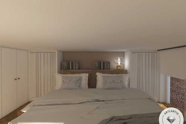 Vue de la chambre 3-renovation-appartement-Lille