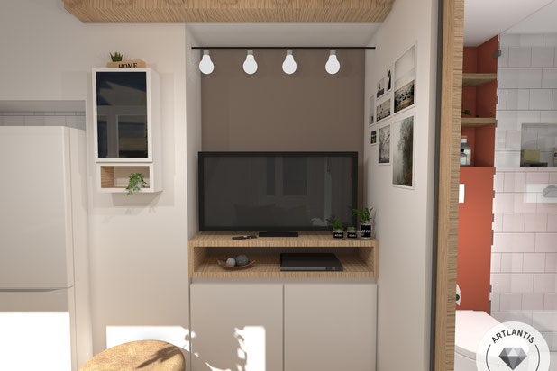 Vue du salon-renovation-appartement-Lille