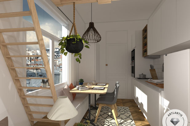 Vue générale-renovation-appartement-Lille