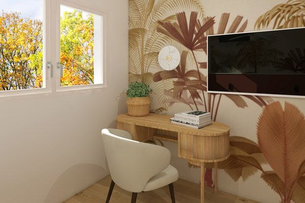 Vue de la chambre 2-construction-maison-Savy-Berlette