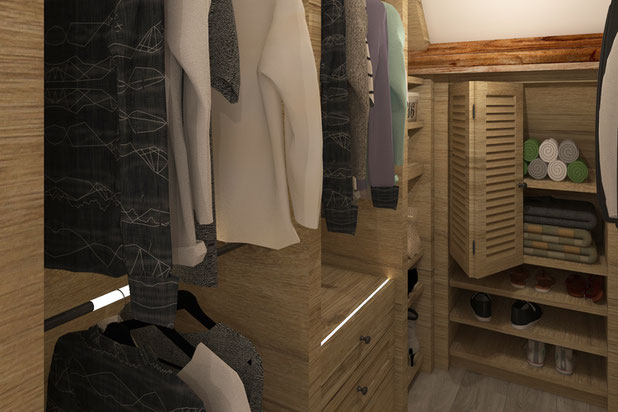 Vue du dressing 1-amenagement-maison-Saulty