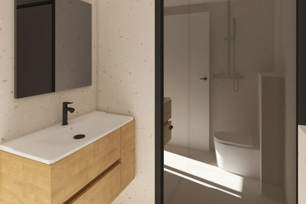 Vue de la salle de bain-renovation-maison-Saulty