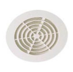 GRILLE D’AÉRATIONAVEC+ TOILE Ø160MM BLANC