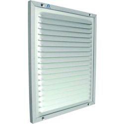 ALU GRILLE ESTAMPEE 400X400MM T437 TOILE ALU