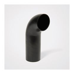 PE AFVOER BOCHT BENOR 63MM 90° + 1 LANG BEEN