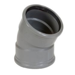 PVC BOCHT 30° GRIJS BENOR 110MM MOF/MOF SN8