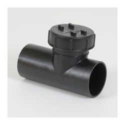 PE AFVOER ONTSTOP.T-STUK 90MM 88.5°