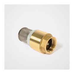 MESSING VOETKLEP 4/4'' + INOX FILTER BI