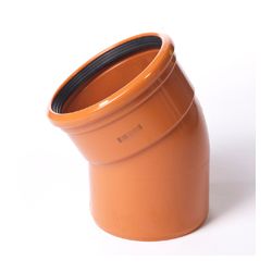 PVC BOCHT 30° RDBR BENOR 110MM MOF/SPIE SN8