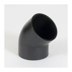 PE AFVOER BOCHT BENOR 250MM 45° SEGMENT GELAST