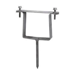 GALVA SCHARNIERBEUGEL 80X80MM MET PIN 9CM