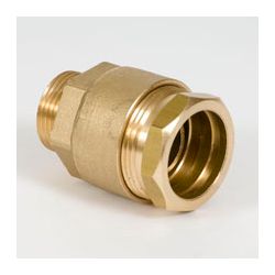 MESSING KOPPELING 6/4'' MANNELIJK VERSTERKT