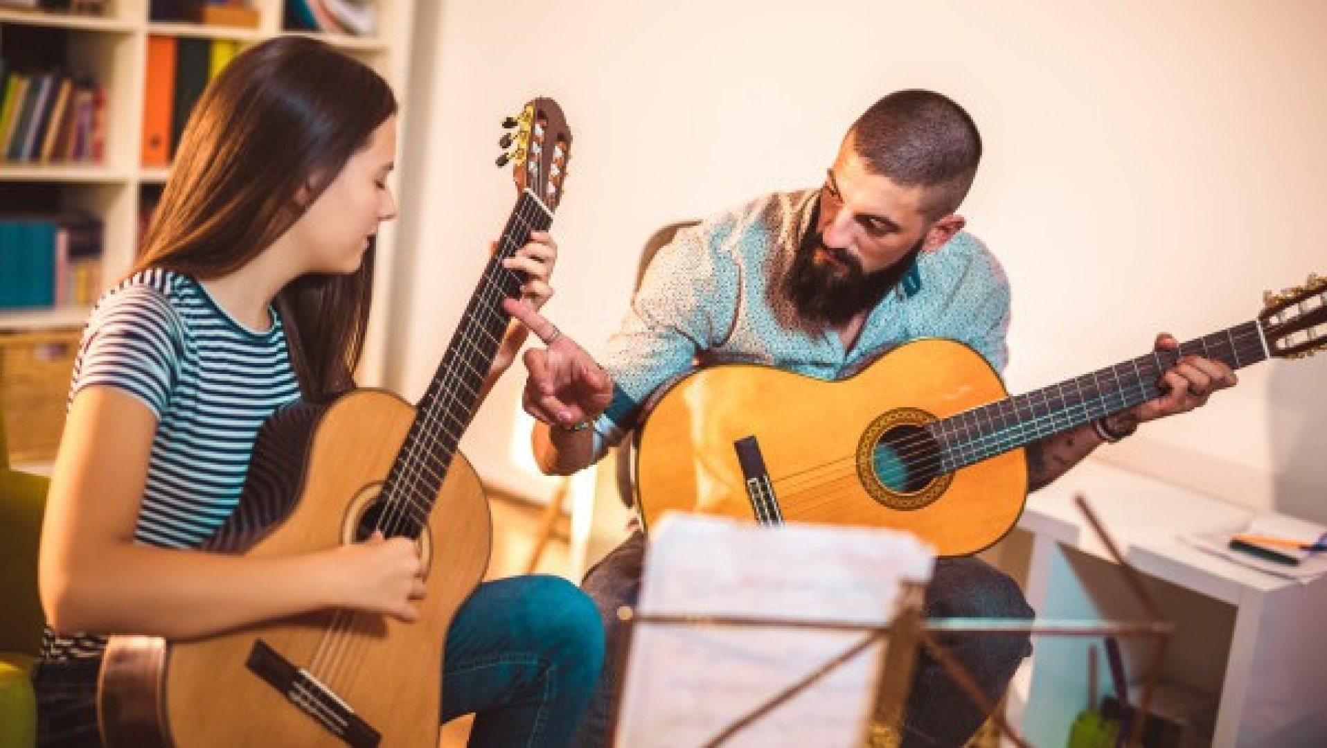 Le professeur de musique auto-entrepreneur