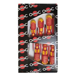 Outilac - Schroevendraaierset 1000v meercomp.greep 6 stuks + tester 250v