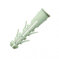 Nylon plug met kraag 10x50