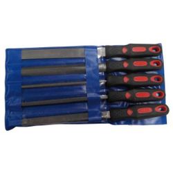 Outilac - Set van 5 vijlen met heft 8" half-zoet