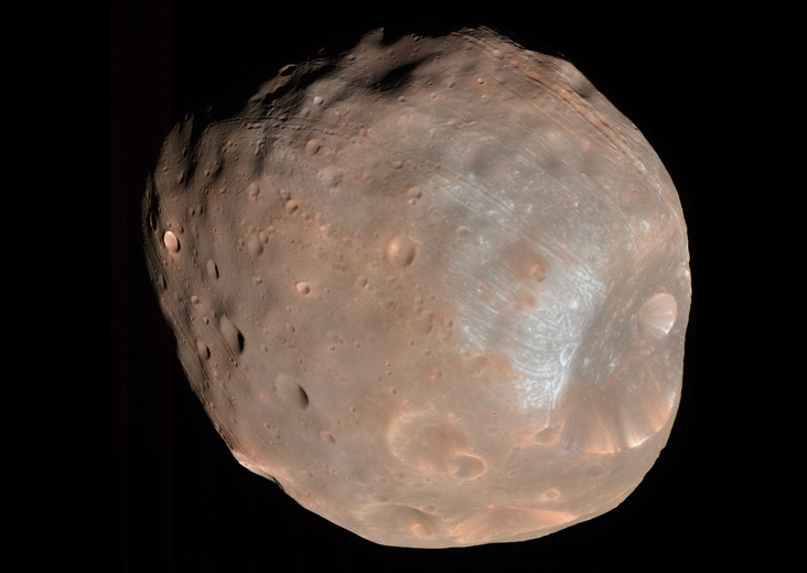 El satélite de Marte Phobos