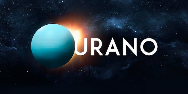 La duración del día en Urano: influencia de su luna y rotación única