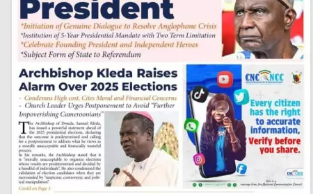 REVUE DE LA PRESSE CAMEROUNAISE DE CE MARDI 12 AOÛT 2025