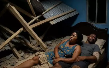 Douala : Un Drame Conjugal Sous les Décombres d'une Charpente Effondrée