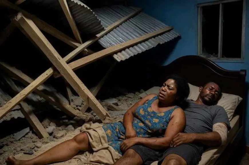 Douala : Un Drame Conjugal Sous les Décombres d'une Charpente Effondrée