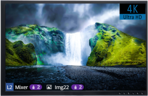 In layer with capacity 1: 3840x2160