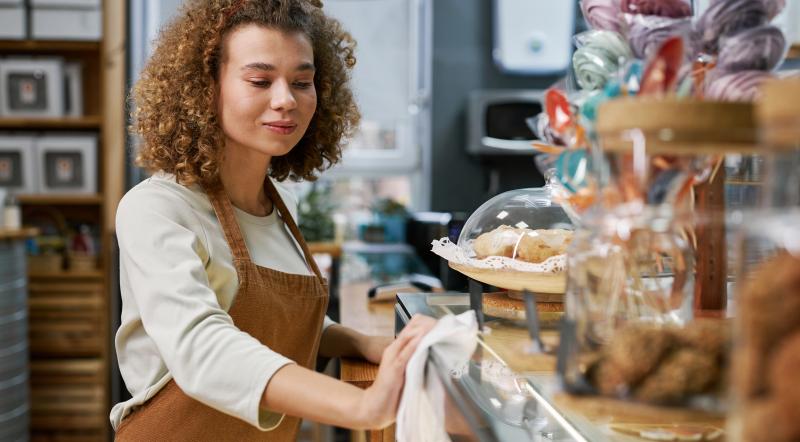 Een kraaknette bakkerij zorgt voor tevreden klanten