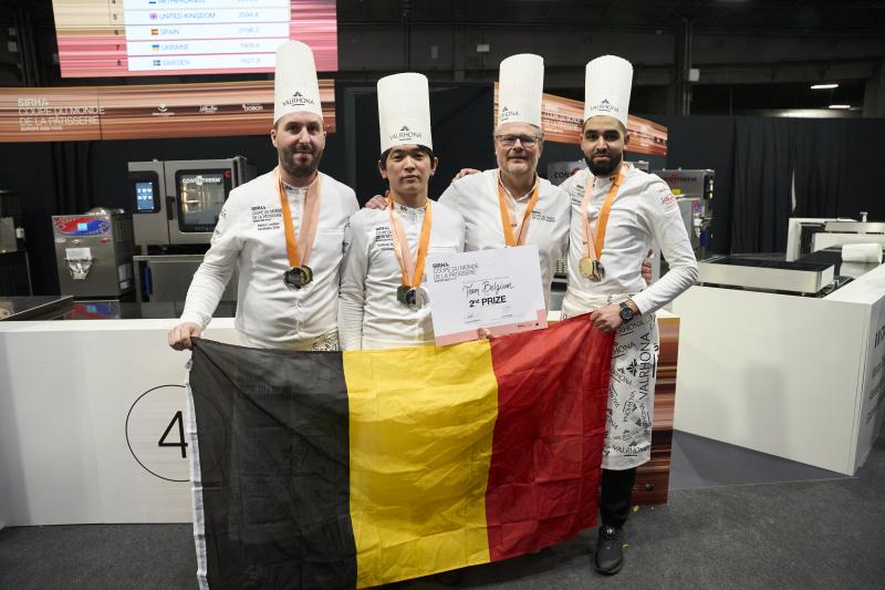 Zilver voor de Pastry Lions: België schittert opnieuw op het Europese patisserietoneel