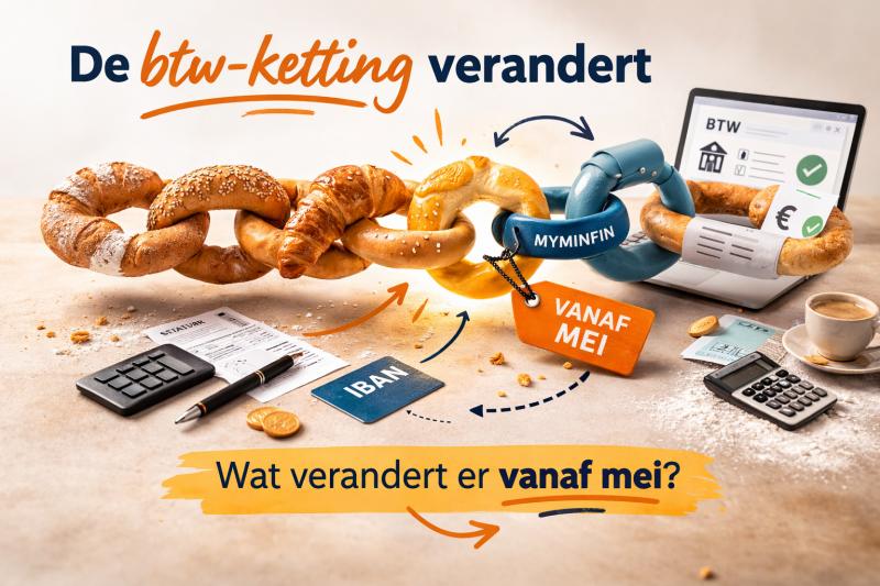 Vanaf 1 mei gelden er wijzigingen in btw-procedure