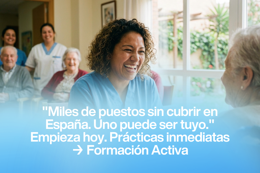 España necesita Auxiliares de Enfermería, y no estamos formando los suficientes. La oportunidad de la formación privada.