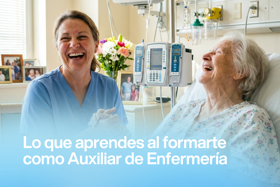 Formarse como Auxiliar de Enfermería: lo que se aprende de verdad