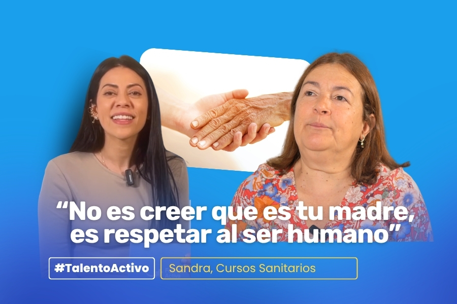 Sandra, Cursos Sanitarios: "La demencia nos está ganando ventaja"