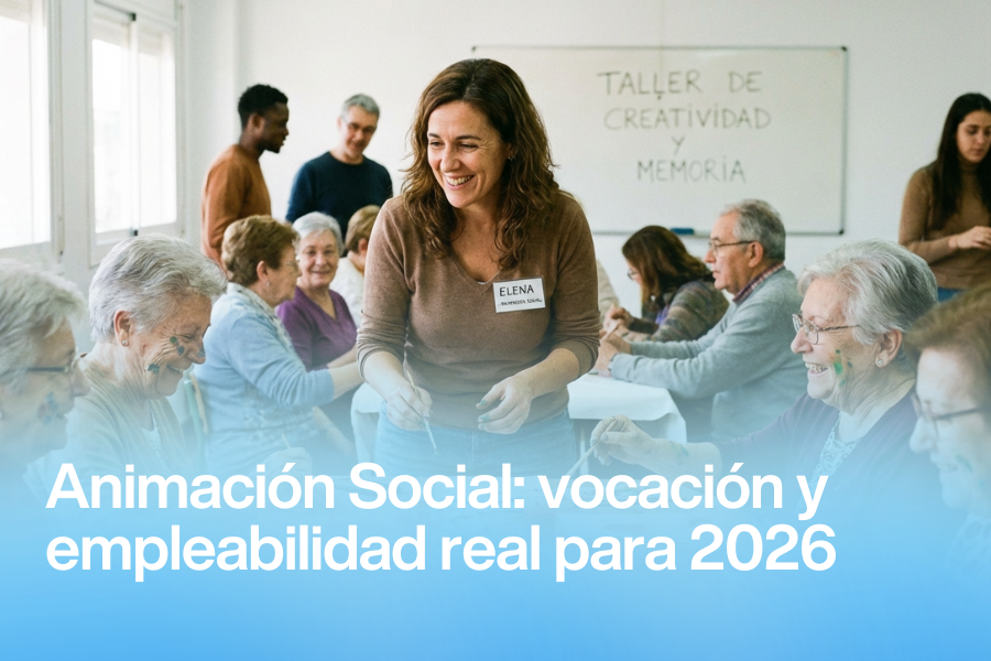 Animación Social: una profesión vocacional con empleabilidad real en 2026