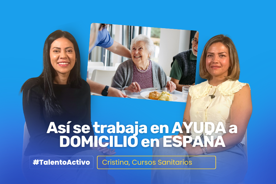 Cristina, Atención Sociosanitaria: "Es un trabajo estable."